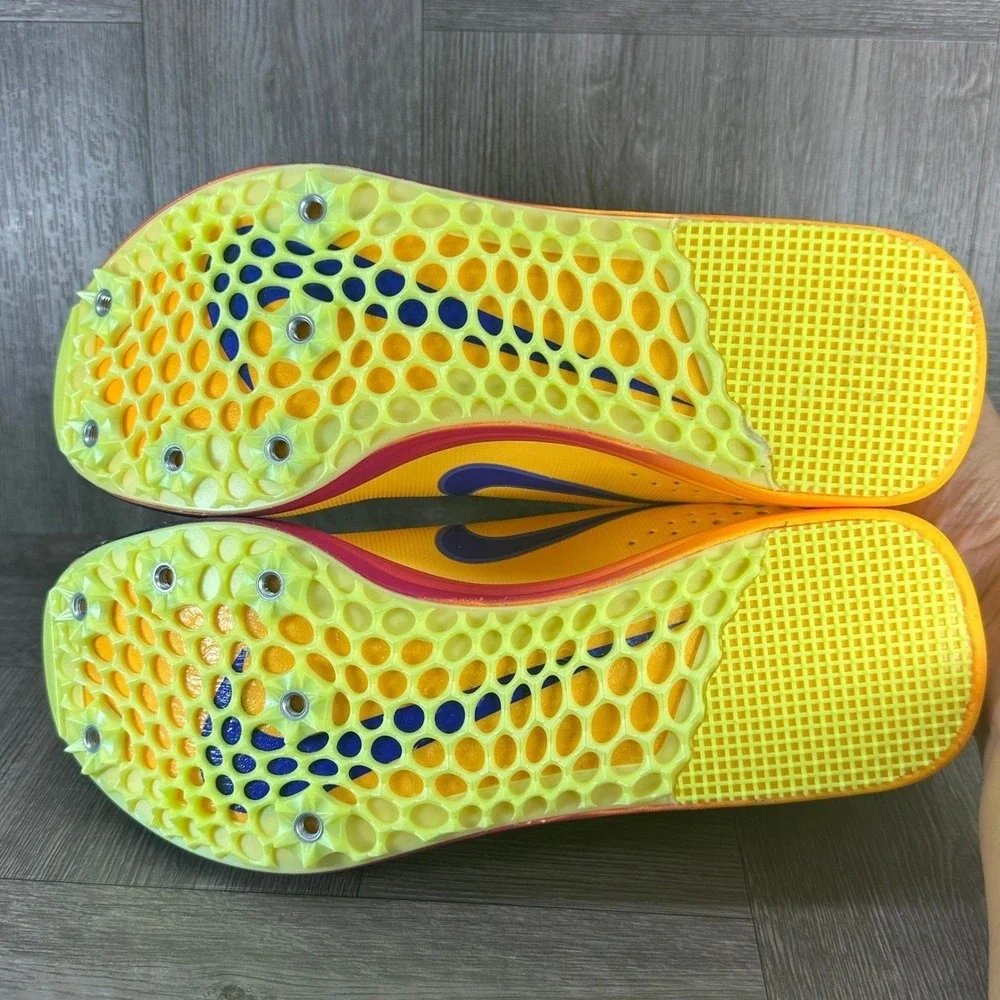 Nike Triple Jump Elite 3 Mens 11.5 Yellow‎ Track Field Spikes NEW HV6425-800